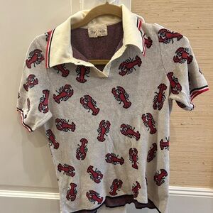 Women's Lobster Print Polo 🦞🦞